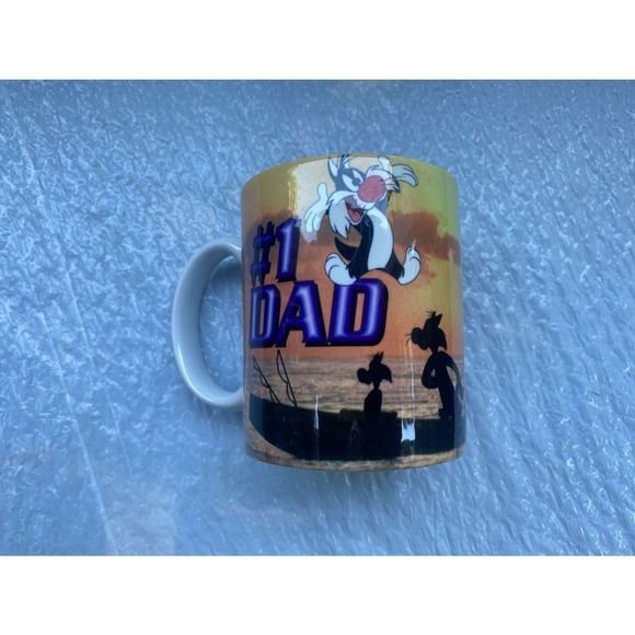 Warner Bros. Other - Disney Looney Tunes  #1 Dad Mug 1996-1997 Warner Bros